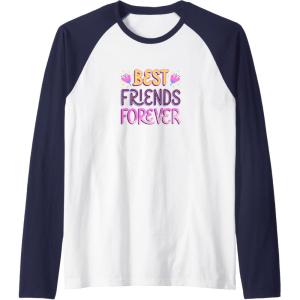 image:imageBest Friends Forever Gift Bestfriend Gifts Sisterhood Gift Raglan Baseball TeeNavy BlueWhite