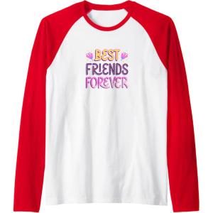 image:imageBest Friends Forever Gift Bestfriend Gifts Sisterhood Gift Raglan Baseball TeeRedWhite