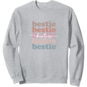 image:imageBestie  Bestfriend Gifts Sisterhood Gift Friendship Gift SweatshirtHeather Grey