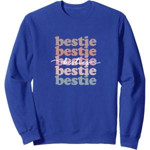 image:imageBestie  Bestfriend Gifts Sisterhood Gift Friendship Gift SweatshirtRoyal Blue