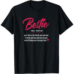 image:imageBestie Bestfriend Gifts Sisterhood Gift Friendship Gift TShirtBlack