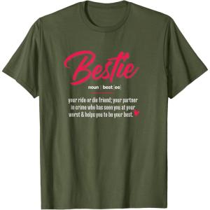 image:imageBestie Bestfriend Gifts Sisterhood Gift Friendship Gift TShirtOlive Green