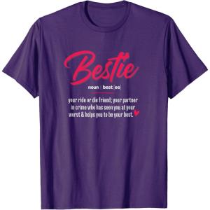 image:imageBestie Bestfriend Gifts Sisterhood Gift Friendship Gift TShirtPurple