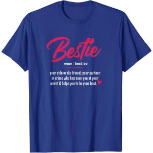 image:imageBestie Bestfriend Gifts Sisterhood Gift Friendship Gift TShirtRoyal Blue