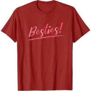 image:imageBesties Bestfriend Gifts Sisterhood Gift Friendship Gift TShirtCranberry Red