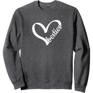 image:imageBesties Bestfriend Gifts Sisterhood Gifts Friendship Gift SweatshirtDark Heather Grey