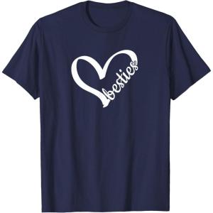 image:imageBesties Bestfriend Gifts Sisterhood Gifts Friendship Gift TShirtNavy Blue