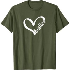 image:imageBesties Bestfriend Gifts Sisterhood Gifts Friendship Gift TShirtOlive Green