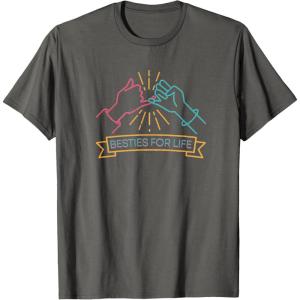 image:imageBesties For Life Bestfriend Gifts Sisterhood Gifts TShirtAsphalt Grey