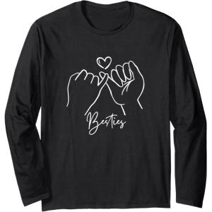 image:imageBesties Pinky Swear Bestfriend Gifts Sisterhood Gift Long Sleeve TShirtBlack