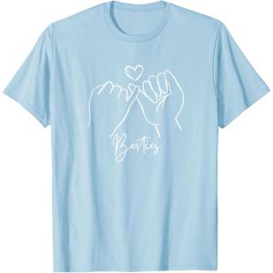 image:imageBesties Pinky Swear Bestfriend Gifts Sisterhood Gift TShirtBaby Blue