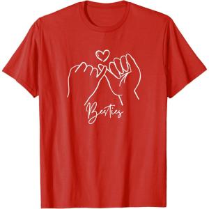 image:imageBesties Pinky Swear Bestfriend Gifts Sisterhood Gift TShirtRed