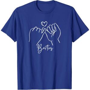 image:imageBesties Pinky Swear Bestfriend Gifts Sisterhood Gift TShirtRoyal Blue
