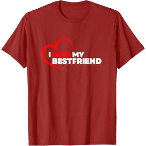 image:imageI Love My Bestfriend Bestfriend Gifts Sisterhood Gift TShirtCranberry Red