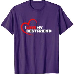image:imageI Love My Bestfriend Bestfriend Gifts Sisterhood Gift TShirtPurple