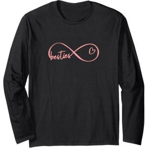 image:imageInfinity Besties Gifts Bestfriend Gifts Sisterhood Gift Long Sleeve TShirtBlack
