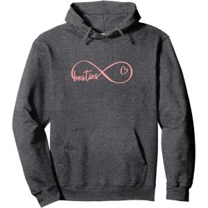 image:imageInfinity Besties Gifts Bestfriend Gifts Sisterhood Gift Pullover HoodieDark Heather Grey