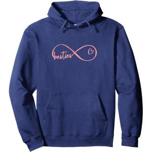 image:imageInfinity Besties Gifts Bestfriend Gifts Sisterhood Gift Pullover HoodieNavy Blue