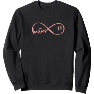 image:imageInfinity Besties Gifts Bestfriend Gifts Sisterhood Gift SweatshirtBlack