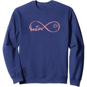 image:imageInfinity Besties Gifts Bestfriend Gifts Sisterhood Gift SweatshirtNavy Blue