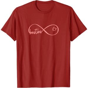 image:imageInfinity Besties Gifts Bestfriend Gifts Sisterhood Gift TShirtCranberry Red