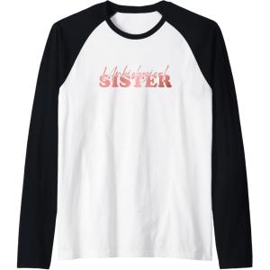 image:imageUnbiological Sister Bestfriend Gifts Sisterhood Gift Raglan Baseball TeeBlackWhite
