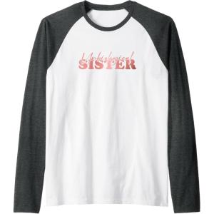 image:imageUnbiological Sister Bestfriend Gifts Sisterhood Gift Raglan Baseball TeeDark Heather GreyWhite