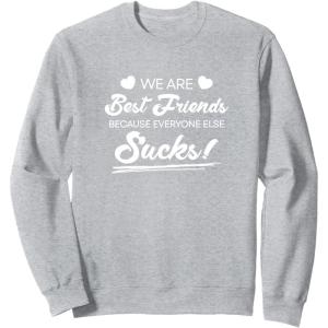 image:imageWe are Best Friend Bestfriend Gifts Sisterhood Gift SweatshirtHeather Grey