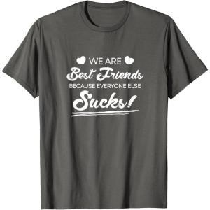 image:imageWe are Best Friend Bestfriend Gifts Sisterhood Gift TShirtAsphalt Grey