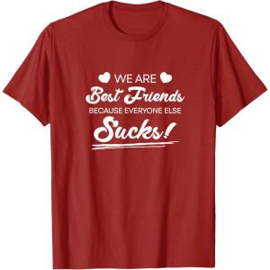 image:imageWe are Best Friend Bestfriend Gifts Sisterhood Gift TShirtCranberry Red