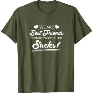 image:imageWe are Best Friend Bestfriend Gifts Sisterhood Gift TShirtOlive Green