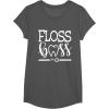 image:imageFloss Boss Dentist Dental Hygienist amp Assistant Gift TShirtAsphalt Grey