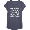 image:imageFloss Boss Dentist Dental Hygienist amp Assistant Gift TShirtHeather Blue