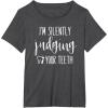 image:imageIm Silently Judging Your Teeth Dental Hygienist amp Dentist TShirtDark Heather Grey
