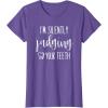 image:imageIm Silently Judging Your Teeth Dental Hygienist amp Dentist TShirtPurple Heather