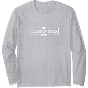 image:imageClass of 2023 Graduation Gift Class Of 2023 Long Sleeve TShirtHeather Grey