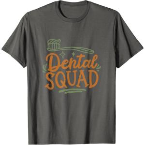 image:imageDental Squad  Dental Specialist Dental Gifts TShirtAsphalt Grey