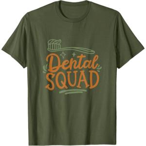 image:imageDental Squad  Dental Specialist Dental Gifts TShirtOlive Green