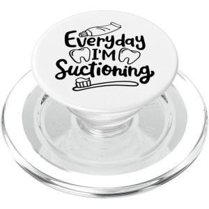 image:imageEveryday Im Suctioning  Dental Specialist Dental Gifts PopSockets MagSafe PopGrip for iPhoneMagSafe