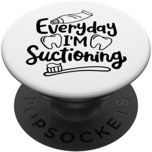 image:imageEveryday Im Suctioning  Dental Specialist Dental Gifts PopSockets MagSafe PopGrip for iPhoneStandard