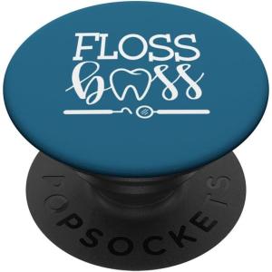image:imageFloss Boss Dentist Dental Hygienist amp Assistant Gift PopSockets Adhesive PopGripAdhesive PopGrip