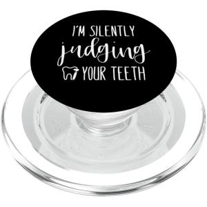 image:imageIm Silently Judging Your Teeth Dental Hygienist amp Dentist PopSockets Adhesive PopGripMagnetic PopGrip