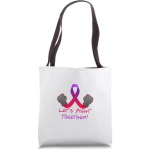 image:imageLets Fight Together Cancer Survivor Gift Fight Cancer Tote Bag