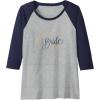 image:imageBride Bridesmaid Gifts Brides Gift Raglan Baseball TeeNavy BlueAthletic Heather