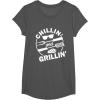 image:imageChillin and Grillin Shirt TShirtAsphalt Grey