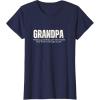image:imageGrandpa Helping Grandkds Get Into Trouble  Grandpa Gift TShirtNavy Blue