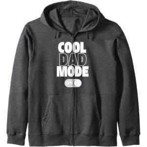 image:imageFunny Cool Dad Mode On Gift Zip HoodieDark Heather Grey