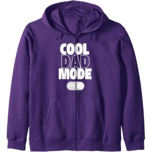 image:imageFunny Cool Dad Mode On Gift Zip HoodiePurple