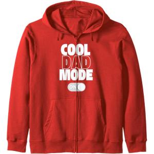 image:imageFunny Cool Dad Mode On Gift Zip HoodieRed