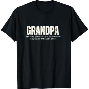 image:imageGrandpa Helping Grandkds Get Into Trouble  Grandpa Gift TShirtBlack